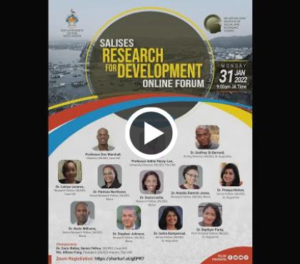 SALISES Research for Development Online Forum